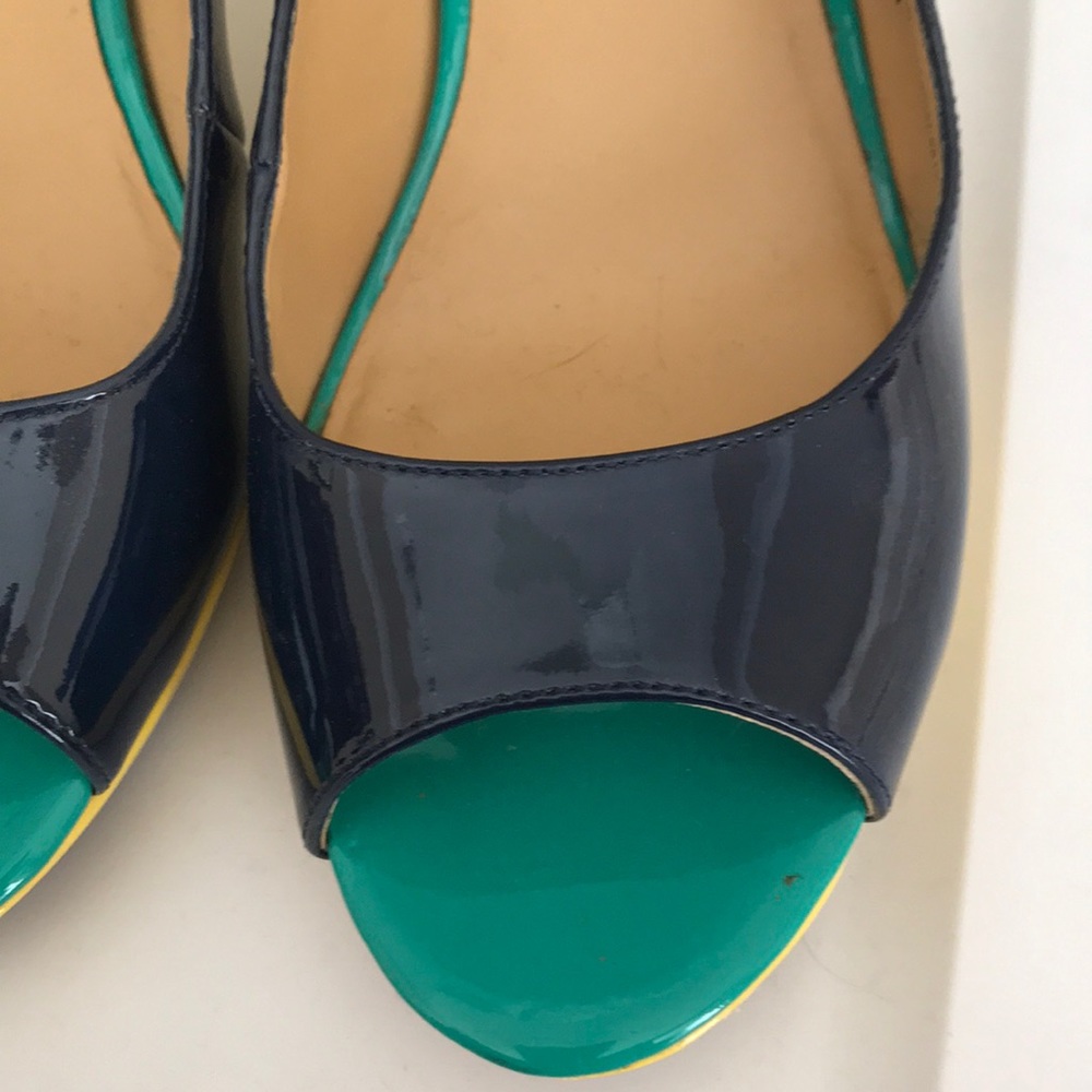 Nine West Color Block Open Toe - Picture 3 of 4